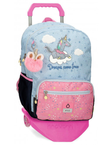 MOCHILA ADAP.42CM.2C. C/CARRO ENSO DREAMS COME TRUE